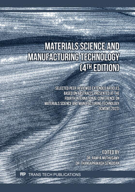 Muthusamy / Sengodan | Materials Science and Manufacturing Technology (4th Edition) | Buch | 978-3-0364-0001-3 | sack.de