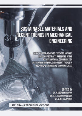 Jegadeeswaran / Narayana Swamy / Dasharath | Sustainable Materials and Recent Trends in Mechanical Engineering | Buch | 978-3-0364-0022-8 | sack.de