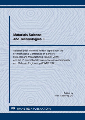 Zhu |  Materials Science and Technologies II | Buch |  Sack Fachmedien