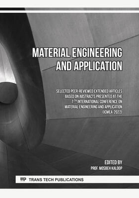 Kaloop | Material Engineering and Application | Buch | 978-3-0364-0051-8 | sack.de
