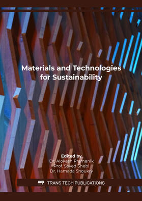 Pramanik / Shebl / Shoukry | Materials and Technologies for Sustainability | Buch | 978-3-0364-0079-2 | sack.de