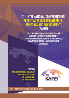 Razak / Hussain / Rusli |  7th International Conference on Recent Advances in Materials, Minerals and Environment (RAMM) | Buch |  Sack Fachmedien