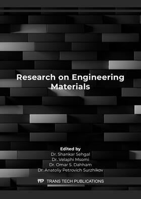 Sehgal / Msomi / Dahham |  Research on Engineering Materials | Buch |  Sack Fachmedien