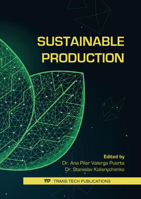 Valerga Puerta / Kolisnychenko | Sustainable Production | Buch | 978-3-0364-0121-8 | sack.de