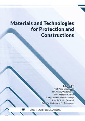 Wei / Vasilchenko / Kaloop |  Materials and Technologies for Protection and Constructions | Buch |  Sack Fachmedien