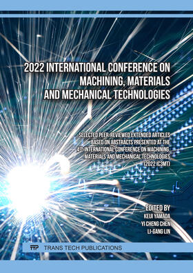 Yamada / Chen / Lin | 2022 International Conference on Machining, Materials and Mechanical Technologies | Buch | 978-3-0364-0152-2 | sack.de