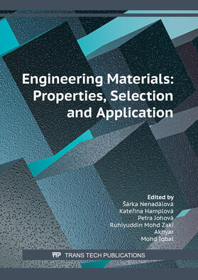 Nenadálová / Hamplová / Johová | Engineering Materials: Properties, Selection and Application | Buch | 978-3-0364-0159-1 | sack.de