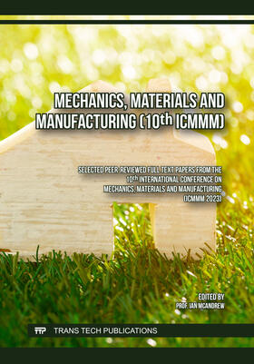 McAndrew | Mechanics, Materials and Manufacturing (10th ICMMM) | Buch | 978-3-0364-0161-4 | sack.de
