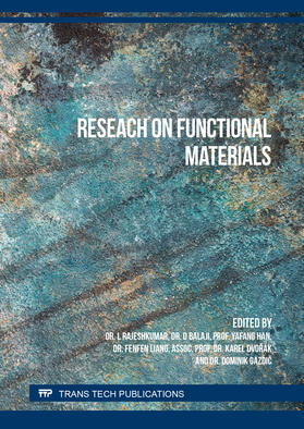 Rajeshkumar / Balaji / Han | Reseach on Functional Materials | Buch | 978-3-0364-0184-3 | sack.de