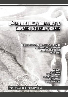 Sarjito / Siswanto / Mustapa |  6th International Conference on Advanced Materials Science | Buch |  Sack Fachmedien