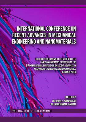 Kumbhalkar / Gajghat |  International Conference on Recent Advances in Mechanical Engineering and Nanomaterials | Buch |  Sack Fachmedien