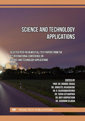 Sinaga / Rajagukguk / Rajaramakrishna | Science and Technology Applications | Buch | 978-3-0364-0241-3 | sack.de