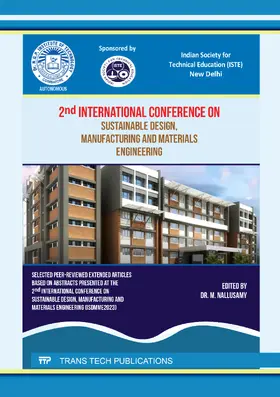 Nallusamy |  2nd International Conference on Sustainable Design, Manufacturing and Materials Engineering | Buch |  Sack Fachmedien