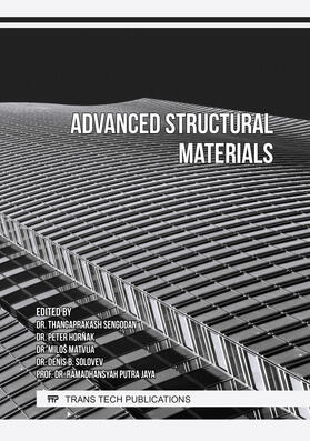 Sengodan / Hornak / Matvija |  Advanced Structural Materials | Buch |  Sack Fachmedien