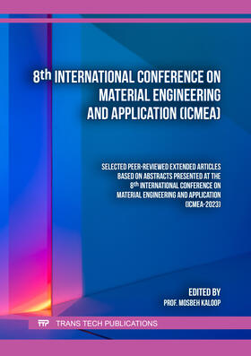 Kaloop |  8th International Conference on Material Engineering and Application (ICMEA) | Buch |  Sack Fachmedien
