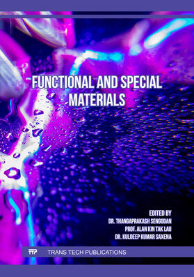Sengodan / Lau / Saxena |  Functional and Special Materials | Buch |  Sack Fachmedien