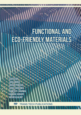 Marek / Pobegen / Grossner |  Functional and Eco-Friendly Materials | Buch |  Sack Fachmedien