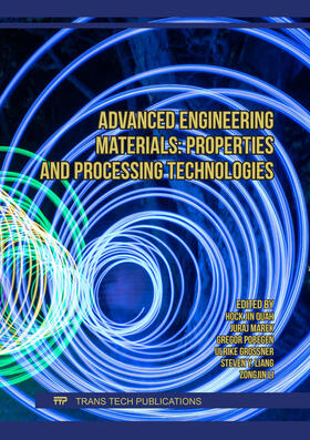Quah / Marek / Pobegen | Advanced Engineering Materials: Properties and Processing Technologies | Buch | 978-3-0364-0328-1 | sack.de