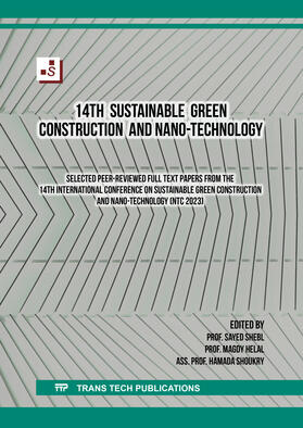 Shebl / Helal / Shoukry |  14th Sustainable Green Construction and Nano-Technology | Buch |  Sack Fachmedien