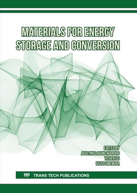 Nugroho / Liu / Umemura |  Materials for Energy Storage and Conversion | Buch |  Sack Fachmedien