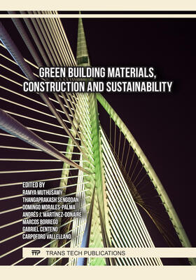 Muthusamy / Sengodan / Morales-Palma |  Green Building Materials, Construction and Sustainability | Buch |  Sack Fachmedien