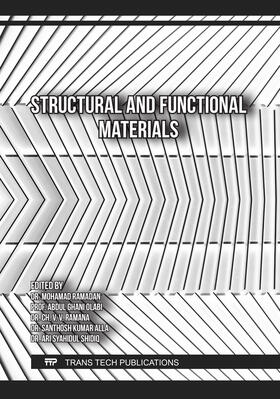 Ramadan / Olabi / Ramana |  Structural and Functional Materials | Buch |  Sack Fachmedien
