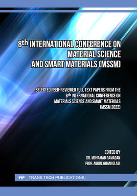 Ramadan / Olabi |  8th International Conference on Material Science and Smart Materials (MSSM) - selected papers | Buch |  Sack Fachmedien