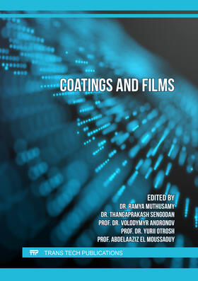 Muthusamy / Sengodan / Andronov |  Coatings and Films | Buch |  Sack Fachmedien