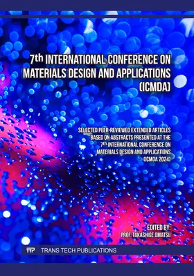 Omatsu |  7th International Conference on Materials Design and Applications (ICMDA) | Buch |  Sack Fachmedien