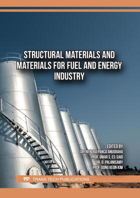 Anugraha / Es-Said / Palanisamy |  Structural Materials and Materials for Fuel and Energy Industry | Buch |  Sack Fachmedien