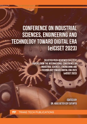 Sutjipto | Conference on Industrial Sciences, Engineering and Technology toward Digital Era (eICISET 2023) | Buch | 978-3-0364-0520-9 | sack.de