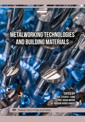 Liang / Watari / Abioye |  Metalworking Technologies and Building Materials | Buch |  Sack Fachmedien