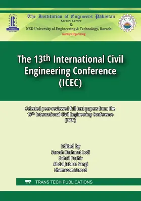 Lodi / Bashir / Sangi |  The 13th International Civil Engineering Conference (ICEC) | Buch |  Sack Fachmedien