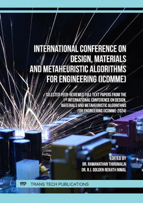 Thirumalai / Nimal |  International Conference on Design, Materials and Metaheuristic Algorithms for Engineering (ICDMME) | Buch |  Sack Fachmedien