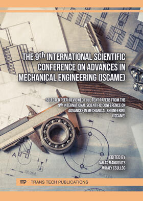 Mankovits / Csüllög |  The 9th International Scientific Conference on Advances in Mechanical Engineering (ISCAME) | Buch |  Sack Fachmedien