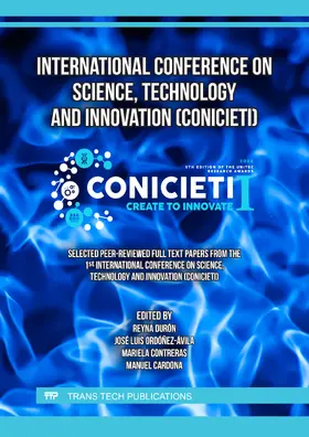 Durón / Ordóñez-Ávila / Contreras |  International Conference on Science, Technology and Innovation (CONICIETI) | Buch |  Sack Fachmedien