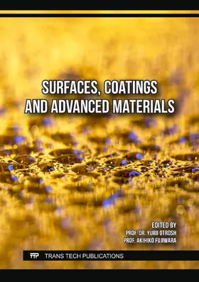 Otrosh / Fujiwara |  Surfaces, Coatings and Advanced Materials | Buch |  Sack Fachmedien