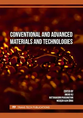 Ali / Phadungthin / Sîrbu |  Conventional and Advanced Materials and Technologies | Buch |  Sack Fachmedien