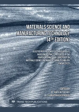 Muthusamy / Sengodan |  Materials Science and Manufacturing Technology (4th Edition) | eBook | Sack Fachmedien