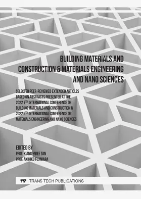 Tan / Fujiwara |  Building Materials and Construction & Materials Engineering and Nano Sciences | eBook | Sack Fachmedien