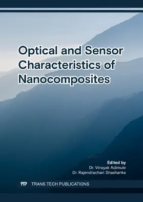 Adimule / Shashanka |  Optical and Sensor Characteristics of Nanocomposites | eBook | Sack Fachmedien