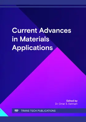 Dahham |  Current Advances in Materials Applications | eBook | Sack Fachmedien