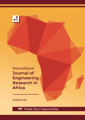 Ibhadode |  International Journal of Engineering Research in Africa Vol. 60 | eBook | Sack Fachmedien