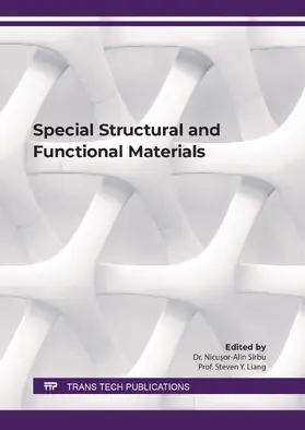 Liang / Sîrbu |  Special Structural and Functional Materials | eBook | Sack Fachmedien