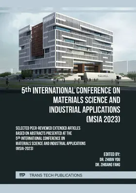 You / Fang |  5th International Conference on Materials Science and Industrial Applications (MSIA 2023) | eBook | Sack Fachmedien