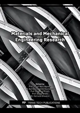 Nguyen / Koutsonas / Minafò |  Materials and Mechanical Engineering Research | eBook | Sack Fachmedien