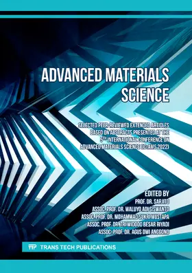 Sarjito / Siswanto / Mustapa |  Advanced Materials Science | eBook | Sack Fachmedien