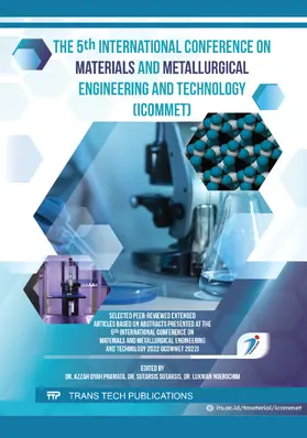 Pramata / Sutarsis / Noerochim |  The 5th International Conference on Materials and Metallurgical Engineering and Technology (ICOMMET) | eBook | Sack Fachmedien