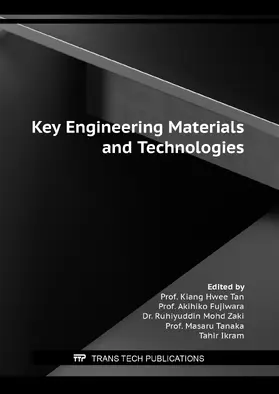 Tan / Fujiwara / Zaki |  Key Engineering  Materials and Technologies | eBook | Sack Fachmedien