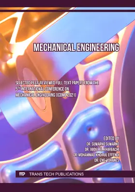 Suwarno / El Kharbachi / Khoirul Effendi |  Mechanical Engineering | eBook | Sack Fachmedien